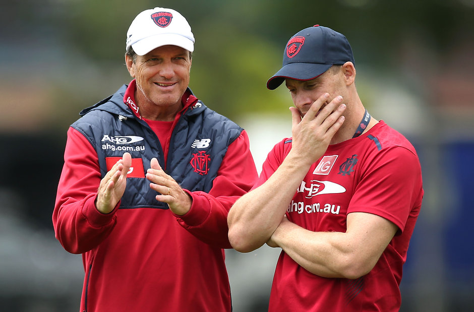 AFL 2015 Training - Melbourne 201115 Paul Roos and Simon Goodwin at Demons training - ${keywords}